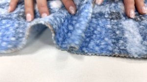 Из чего сшить модное пальто? Пальтовая ткань Барашек голубого цвета