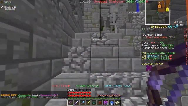 Grinding More Dungeons!- Minecraft Hypixel Skyblock смотреть онлайн