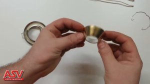 Установка светодиодов.Точечный светильник