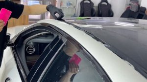 Mercedes E200 W212 - антихром, замена переднего бампера, диффузора с насадками на заднем бампере