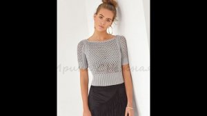 Узоры для кофточки Gasp от Ким Харгривз