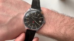 Видеообзор на Сержантские часы 2414 с календарем 1980-х годов ЧЧЗ