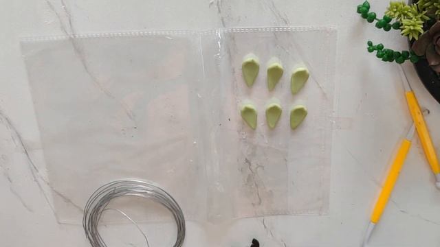 How to make Clay Succulent | DIY Air Dry Clay Succulent. смотреть онлайн