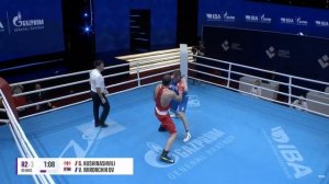 Georgii Kushitashvili (GEO) vs. Vladimir Mironchikov (SRB) European Boxing Championships 2022 (91kg