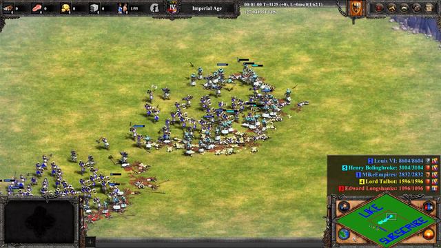 200 ELITE THROWING AXEMEN vs 200x ENTIRE SPEARMAN LINE | AoE II: DE смотреть онлайн