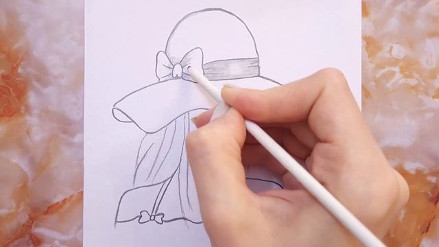 How to draw a girl wearing a hat || step by step tutorial смотреть онлайн