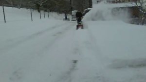 Schneefräse mit Schneeketten MTD Polar 5056 -  M56 - ST 380 D Snowblower