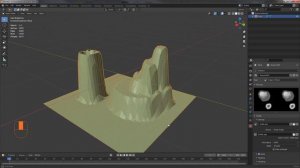 Модификатор "Displace" в Блендере.