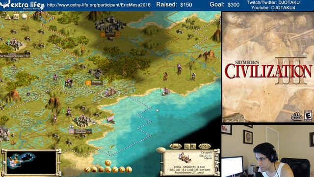 #ExtraLife Civ 25th Anniversary Civ III - 02 - One more Turn! смотреть онлайн