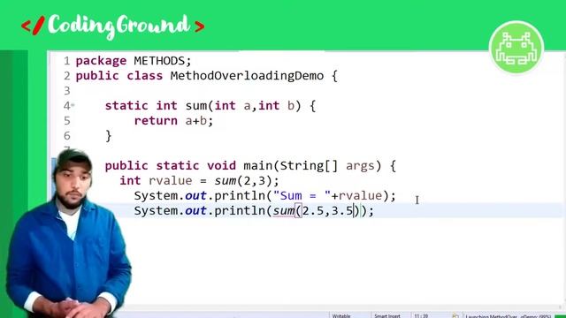 Method Overloading in Java with Example