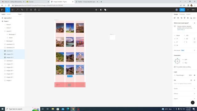 Photo stream in figma | Photo Gallery in Figma | Figma easy tutorial | Simple UI in Figma