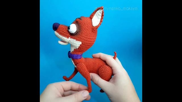 Вязаная игрушка - собачка чихуахуа смотреть онлайн