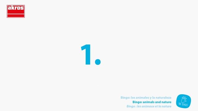 Juego para educación Infantil : Bingo de animales y naturaleza Akros смотреть онлайн