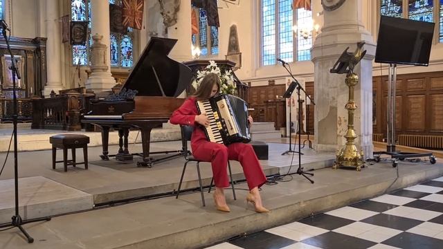 Piazzolla Libertango - arrangement for accordion смотреть онлайн