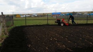 Фрезерование.Боронование. Прикатывание.Дизельным мотоблоком.