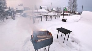 ГОТОВЛЮ НА ДАЧЕ. КУРИЦА ГРИЛЬ НА УГЛЯХ.