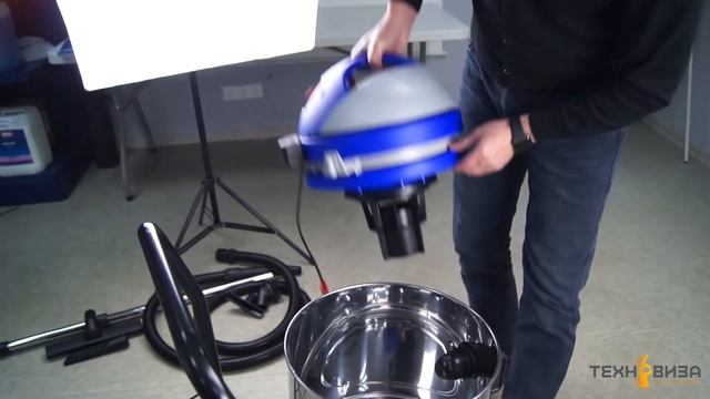 Аккумуляторный промышленный пылесос Elsea Ares Recharge смотреть онлайн