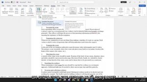 Как перевести текст в документе Word на другой язык