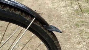 Установка полноразмерных пластиковых крыльев на велосипед MTB 29/2.1"