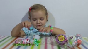 Свинка Пеппа Маша и Медведь сюрпризы распаковка игрушек Peppa Pig Surprise eggs  (1)
