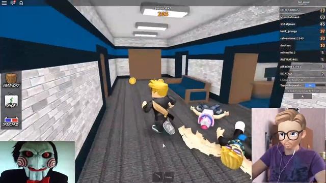 Roblox Murder Mystery. Играем с Пилой Билли. Кукла выпотрошила мне кишки