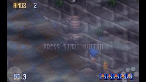 Sonic 3d Blast on Android with Yabause
