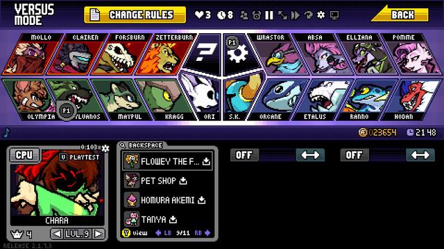 Rivals of Aether (Workshops): Chara (A.I) vs Every Undertale monsters (A.I) смотреть онлайн