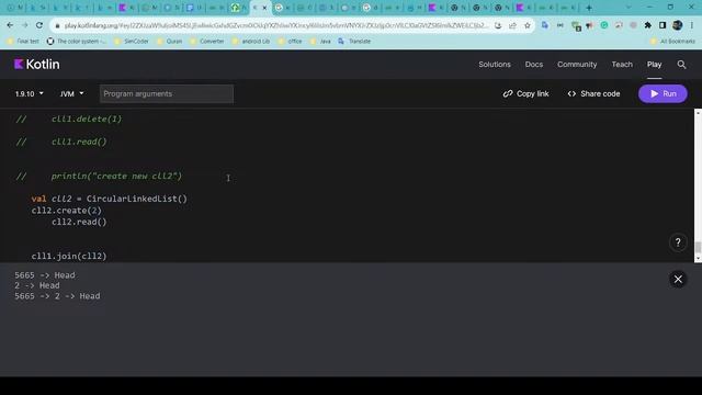 Data Structures & Algorithms in Kotlin | Circular Linked Lists | CRUD, and Search and More Exampl…