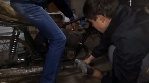 Запускаем двигатель Восход с помошью дрели