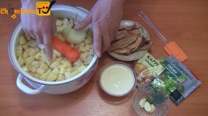 Тушеная картошка с мясом. Вкусный рецепт тушеной картошки с курицей