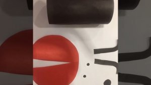 «Божья коровка» из втулки от бумаги.