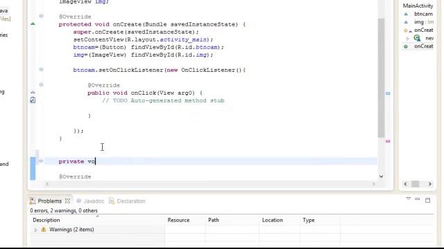 Camera tutorial using Eclipse смотреть онлайн