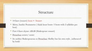 Percy Shelley Ozymandias Analysis.  Improve your English