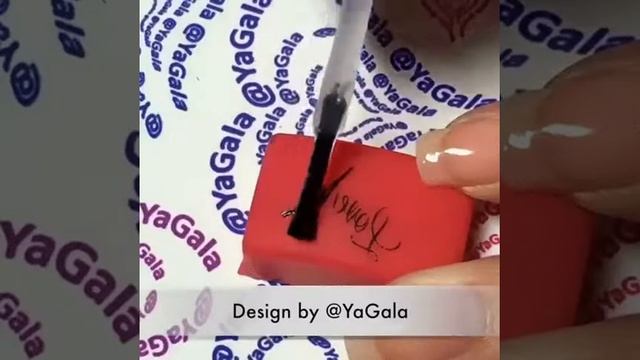 Маникюр виде Love и Ельфивай Башни смотреть онлайн