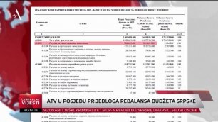 ATV u posjedu prijedloga rebalansa budžeta Srpske