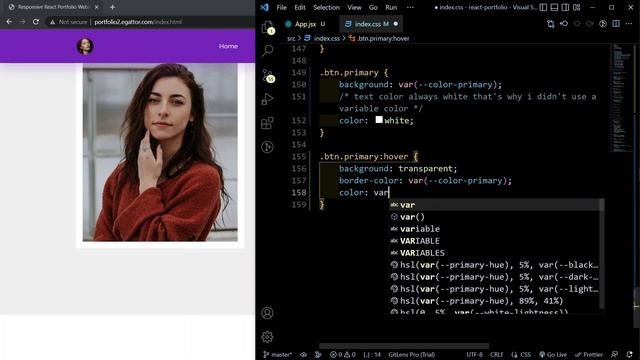 React Portfolio Website Tutorial with Theme Customization - React JS Portfolio Website (2022) смотреть онлайн