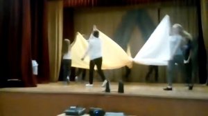 Танец с тканью. Ромашка
