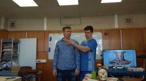 демонстрация работы  подключичная вена