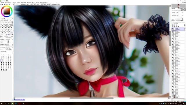 Фотоарт в Фотошопе и Паинт Тул Саи смотреть онлайн