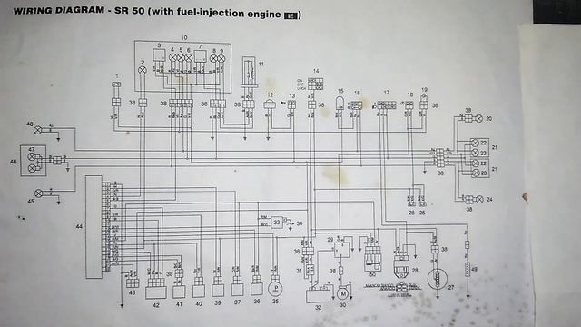 The Aprilia SR50 Morini Wiring Diagram and Overview of O-Rings. смотреть онлайн