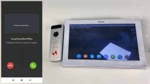 Комплекты с большим 10", сенсорным WiFi Tuya Smartlife видеодомофоном и вызывной панелью