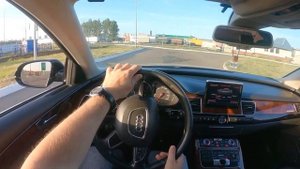 2013 AUDI А8 - POV Test Drive