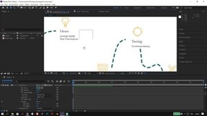 Анимация линии, анимация пути, шейповая анимация в After Effects cc 2019+