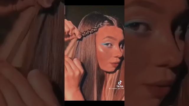 простая причёска в школу за 1 мин/тик ток видео. смотреть онлайн