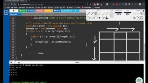 Sum Matrix Major Diagonal - Java Practice Exercise.  Programming Fundamentals - Lab 11. CS190 FMU.