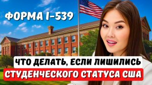 Как восстановить студенческий статус США? I539 Обучение в США F1 - Иммиграционный юрист Айя Балтабек