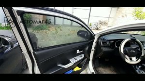 Каркасные автошторки премиум сетка Kia Rio 2011-2017г Brenzo