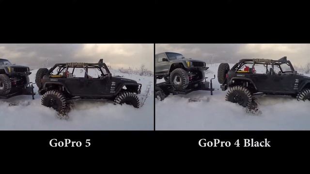 Сравнение GoPro4 и GoPro5