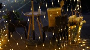 Гирлянда сетка, гирлянда на окно