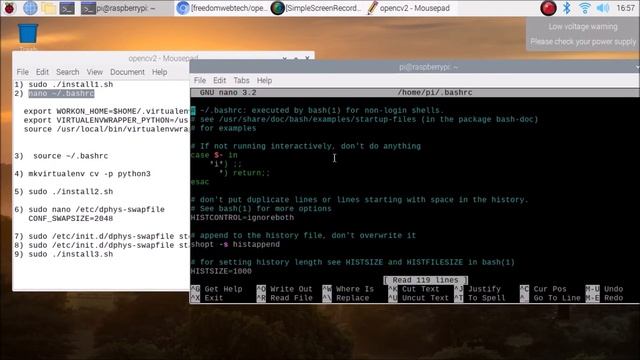 raspberry pi 4 opencv install | install opencv in raspberry pi 4